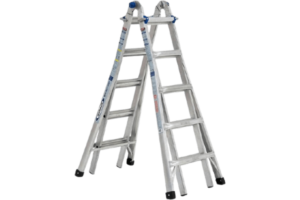combination ladders. types of ladders with pictures and how to use them safely.